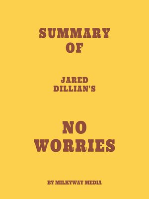 cover image of Summary of Jared Dillian's No worries